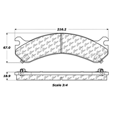 Centric Parts Disc Brake Pad Set 105.09090