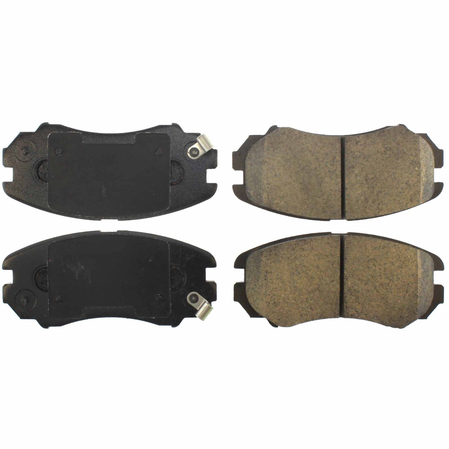 Centric Parts Disc Brake Pad Set Posi Quiet Ceramic with Shims for 2007-2010 Hyundai Elantra, Sonata, Tiburon, Tucson, Kia Magentis, Optima, Soul, Sportage 105.09240