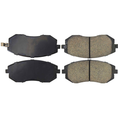 Centric Parts Disc Brake Pad Set Posi Quiet Ceramic with Shims for 2005-2015 Saab Subaru Forester Impreza Legacy Outback XV