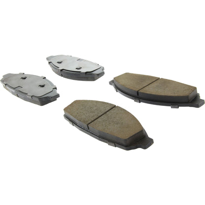 Centric Parts Disc Brake Pad Set Posi Quiet Ceramic with Shimmed for 2003-2011 Ford Crown Victoria Lincoln Town Car Mercury Grand Marquis Marauder 105.09310