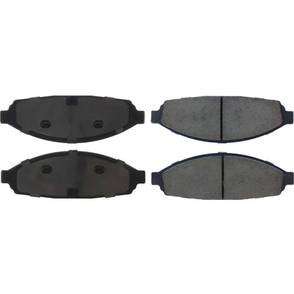 Centric Parts Disc Brake Pad Set Posi Quiet Ceramic with Shimmed for 2003-2011 Ford Crown Victoria Lincoln Town Car Mercury Grand Marquis Marauder 105.09310