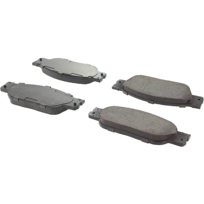 Centric Parts Disc Brake Pad Set Posi Quiet Ceramic with Shims for 2003-2005 Jaguar S‑Type Vanden Plas XJ8 105.09330