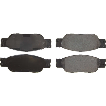 Centric Parts Disc Brake Pad Set Posi Quiet Ceramic with Shims for 2003-2005 Jaguar S‑Type Vanden Plas XJ8 105.09330