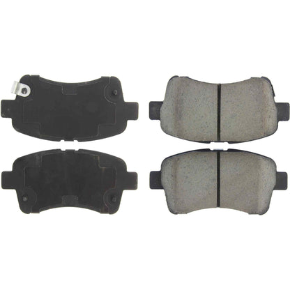 Centric Parts Disc Brake Pad Set Posi Quiet Ceramic with Shims for 2002-2005 Suzuki Aerio 105.09370