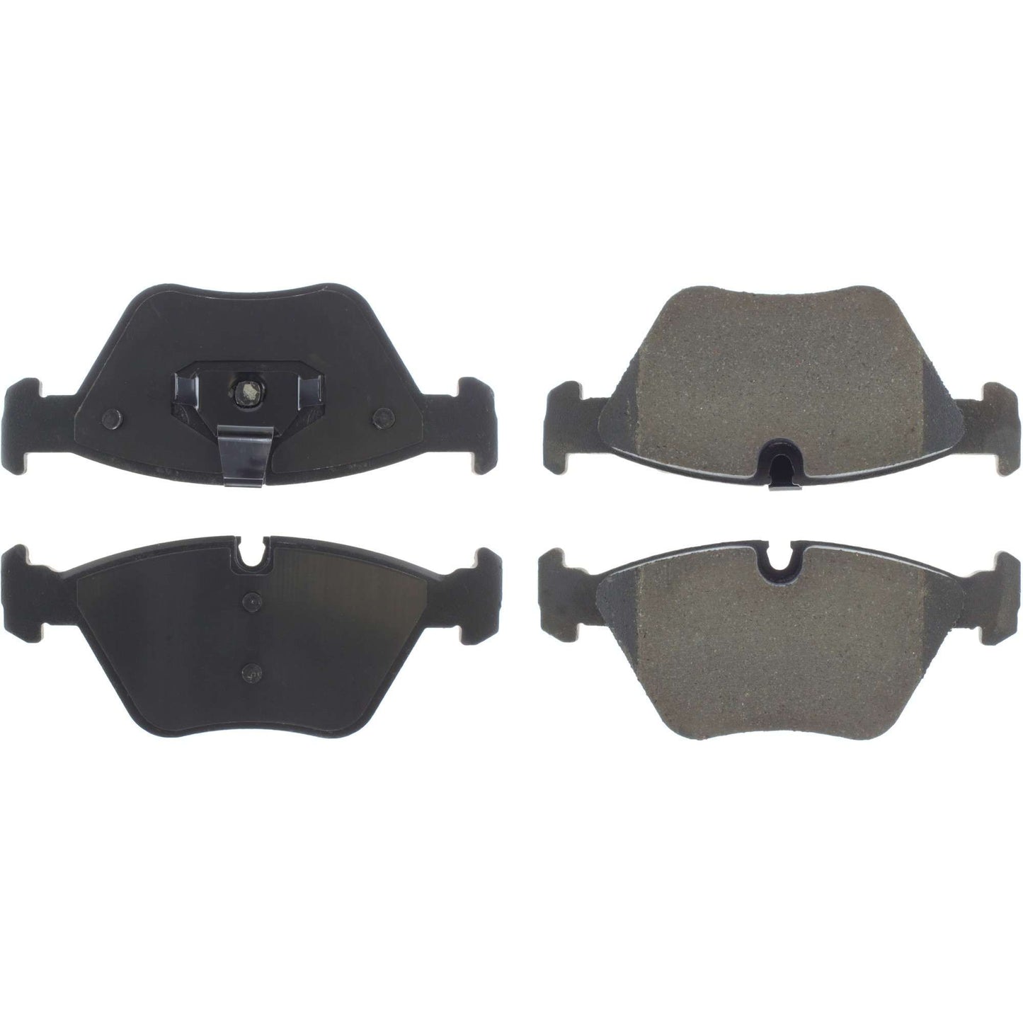 Centric Parts Disc Brake Pad Set Posi Quiet Ceramic with Shims for BMW 330Ci 2006-2001, 330i 2005-2001, 330xi 2005-2001, X3 2010-2004, Z4 2008-2003 105.09460