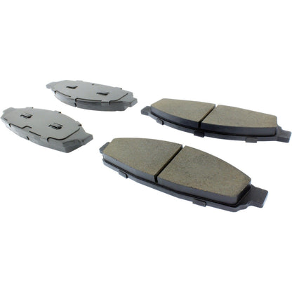 Centric Parts Disc Brake Pad Set Posi Quiet Ceramic with Shims and Hardware for 2003-2005 Lincoln Aviator 105.09530