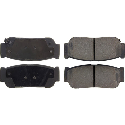 Centric Parts Disc Brake Pad Set Posi Quiet Ceramic with Shimmed for 2003-2009 Kia Sorento 105.09540