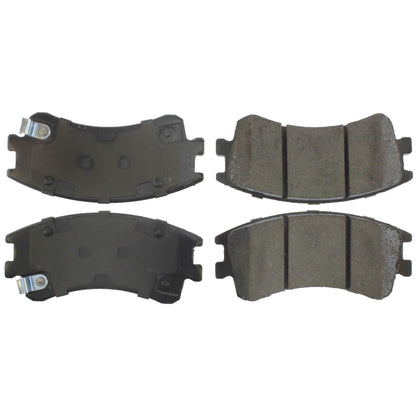 Centric Parts Disc Brake Pad Set Posi Quiet Ceramic with Shims for 2003-2005 Mazda 6 105.09570