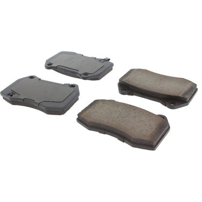 Centric Parts Disc Brake Pad Set Posi Quiet Ceramic with Shims for 2003-2008 Infiniti G35 Nissan 350Z 105.09600