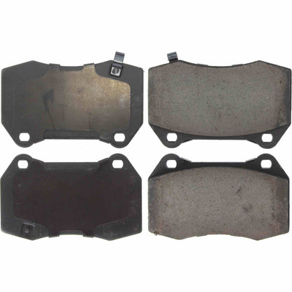 Centric Parts Disc Brake Pad Set Posi Quiet Ceramic with Shims for 2003-2008 Infiniti G35 Nissan 350Z 105.09600