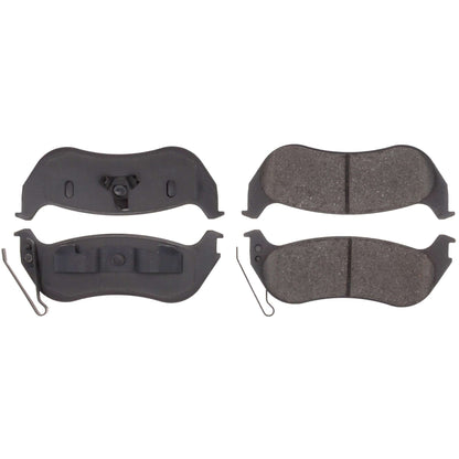 Centric Parts Disc Brake Pad Set Posi Quiet Ceramic with Shims and Hardware for 2006-2010 Ford Explorer Sport Trac Mercury Mountaineer 105.09641