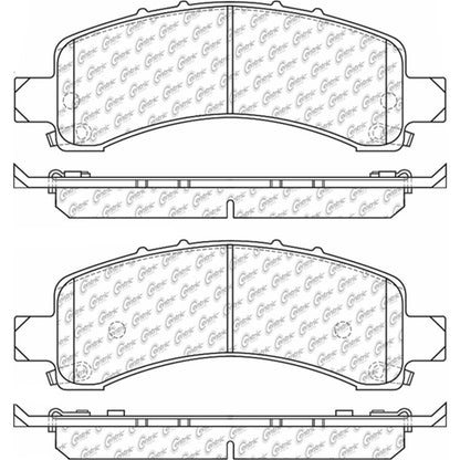 Posi Quiet Ceramic Brake Pads with Hardware 105.09741