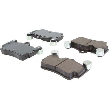 Centric Parts Disc Brake Pad Set Posi Quiet Ceramic with Shims and Hardware for Audi Q7 2007-2015 Porsche Cayenne 2003-2006 2010-2008 Volkswagen Touareg 2004-2010 105.09780