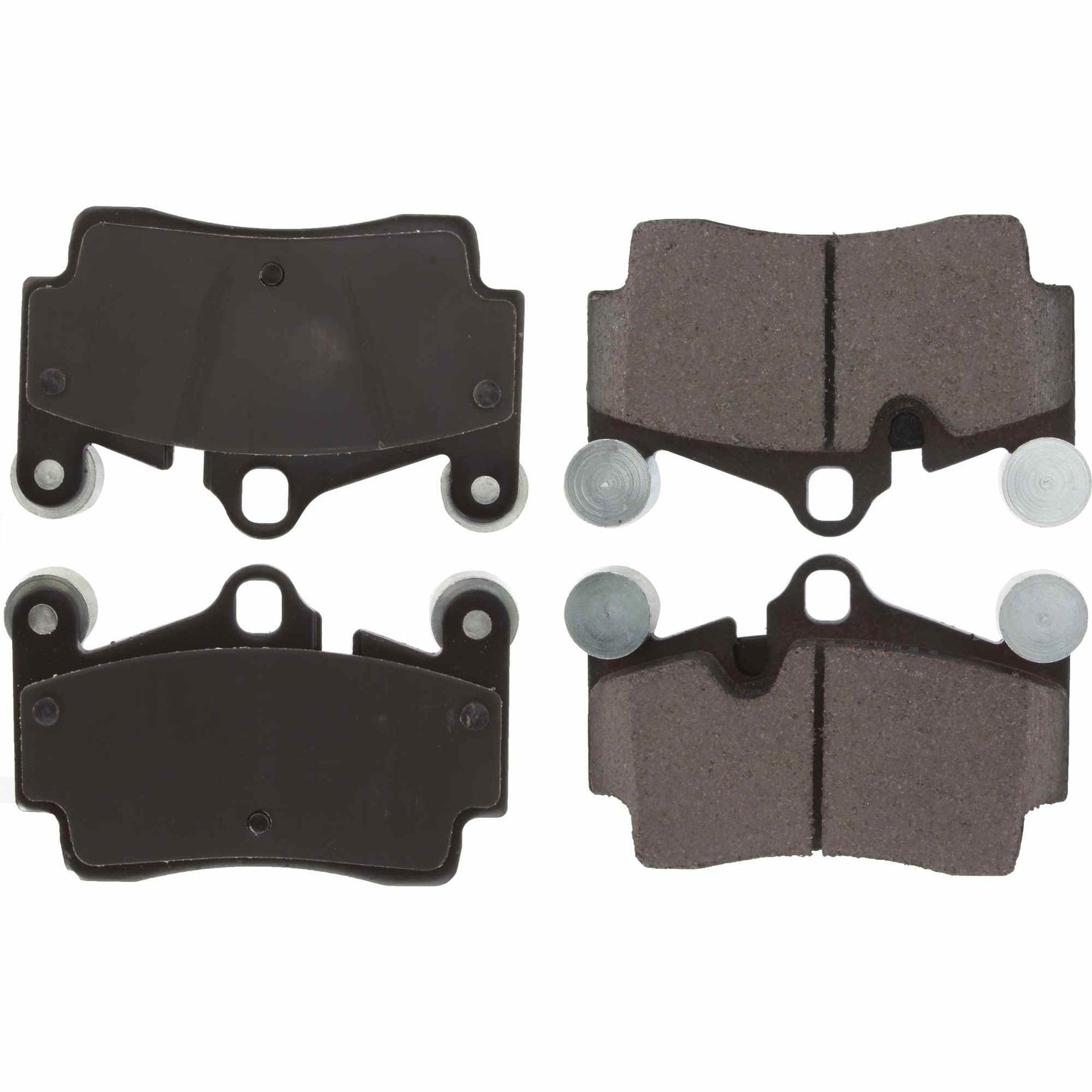 Centric Parts Disc Brake Pad Set Posi Quiet Ceramic with Shims and Hardware for Audi Q7 2007-2015 Porsche Cayenne 2003-2006 2010-2008 Volkswagen Touareg 2004-2010 105.09780