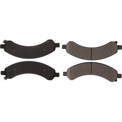 Centric Parts Disc Brake Pad Set Posi Quiet Ceramic with Shims for 2003-2008 Chevrolet Express 3500 GMC Savana 3500 105.09890