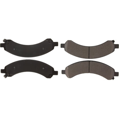 Centric Parts Disc Brake Pad Set Posi Quiet Ceramic with Shims for 2003-2008 Chevrolet Express 3500 GMC Savana 3500 105.09890