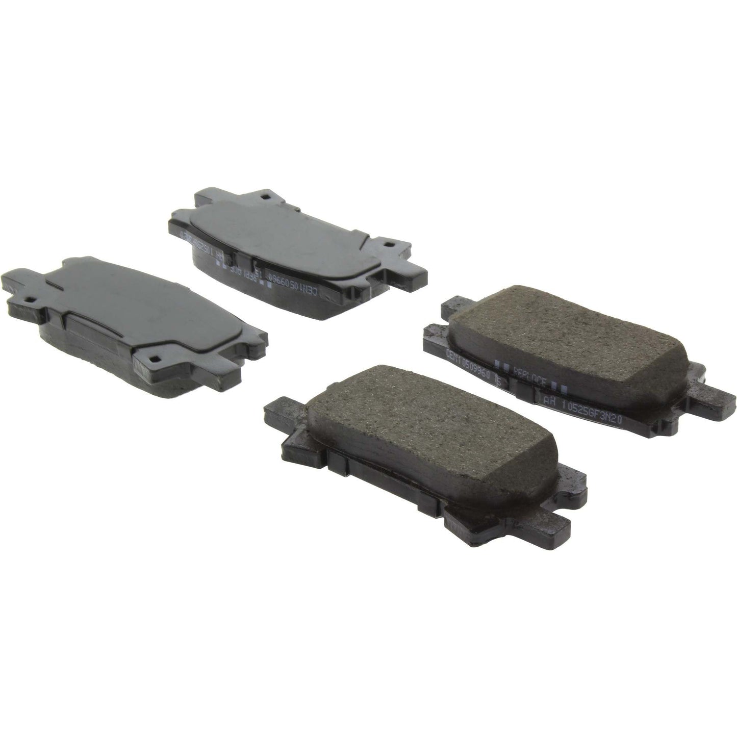 Centric Parts Disc Brake Pad Set Posi Quiet Ceramic with Shims for 2004-2009 Lexus RX330/350 and Toyota Highlander 2004-2007 105.09960