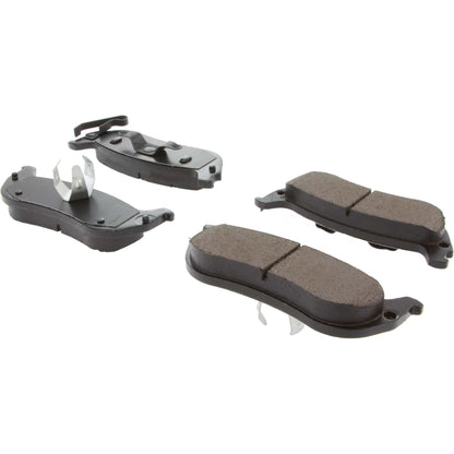 Centric Parts Disc Brake Pad Set Posi Quiet Ceramic with Shims for 2004-2008 Chrysler Pacifica 105.09980