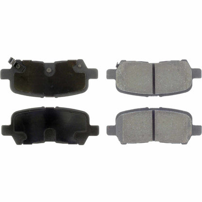 Centric Parts Disc Brake Pad Set Posi Quiet Ceramic with Shims for 2005-2009 Buick Allure, LaCrosse 105.09990