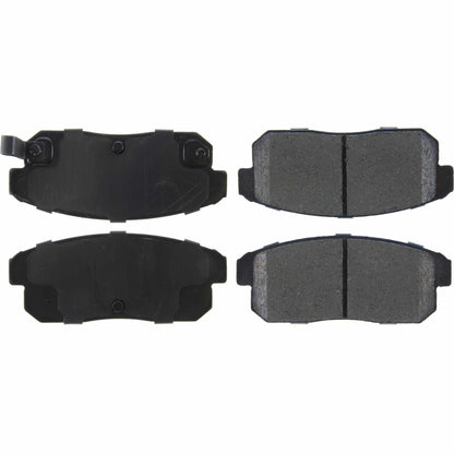 Centric Parts Disc Brake Pad Set Posi Quiet Ceramic with Shims and Hardware for 2004-2011 Mazda RX-8 105.10080