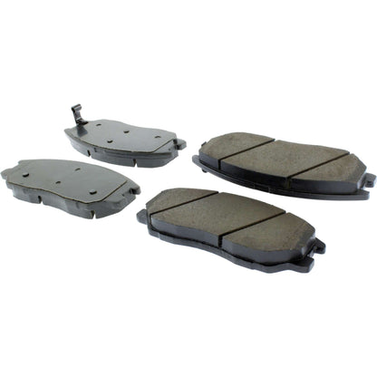 Centric Parts Disc Brake Pad Set Posi Quiet Ceramic with Shims for 2004-2006 Hyundai XG350 Kia Amanti 105.10130