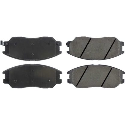 Centric Parts Disc Brake Pad Set Posi Quiet Ceramic with Shims for 2004-2006 Hyundai XG350 Kia Amanti 105.10130
