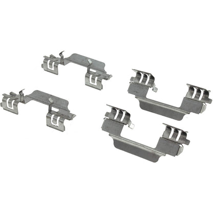 Centric Parts Disc Brake Pad Set Posi Quiet Ceramic with Shims and Hardware for 2006-2007 Cadillac CTS, 2004-2009 SRX, 2005-2011 STS 105.10200