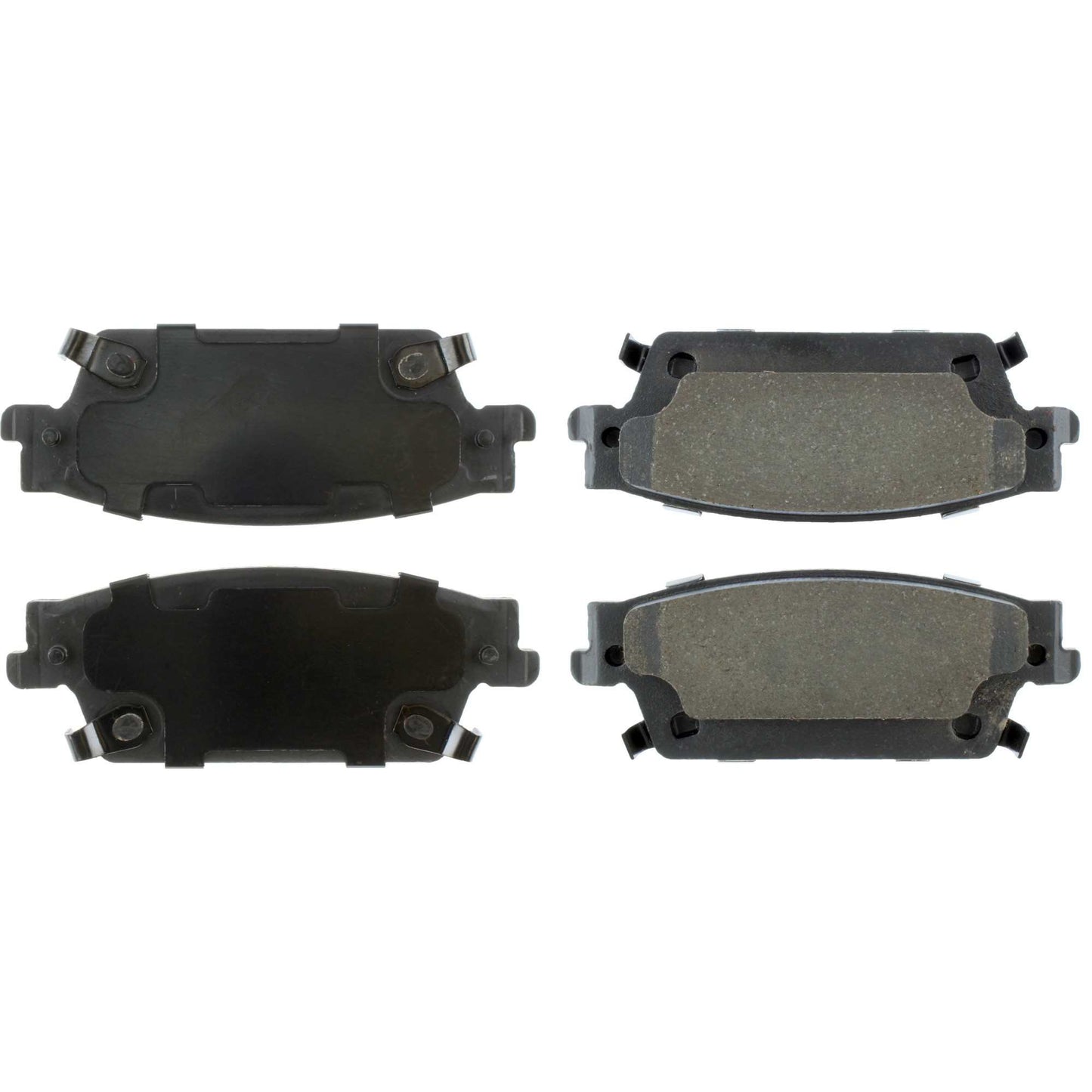 Centric Parts Disc Brake Pad Set Posi Quiet Ceramic with Shims and Hardware for 2006-2007 Cadillac CTS, 2004-2009 SRX, 2005-2011 STS 105.10200