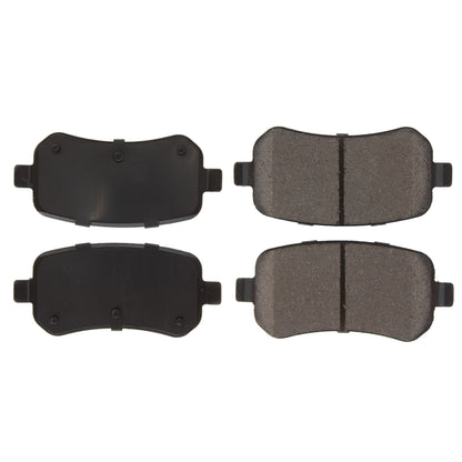 Centric Parts Disc Brake Pad Set Posi Quiet Ceramic with Shims for 2008-2012 Chrysler Town & Country 105.10210