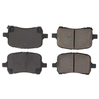 Centric Parts Disc Brake Pad Set Posi Quiet Ceramic with Shims for 2005-2012 Chevrolet Models 105.10280