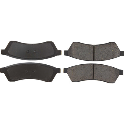 Centric Parts Disc Brake Pad Set Posi Quiet Ceramic with Shims for 2004-2009 Chevrolet Epica Suzuki Verona 105.10300