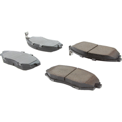 Centric Parts Disc Brake Pad Set Posi Quiet Ceramic with Shimmed for 2004-2009 Chevrolet Epica Suzuki Verona 105.10310
