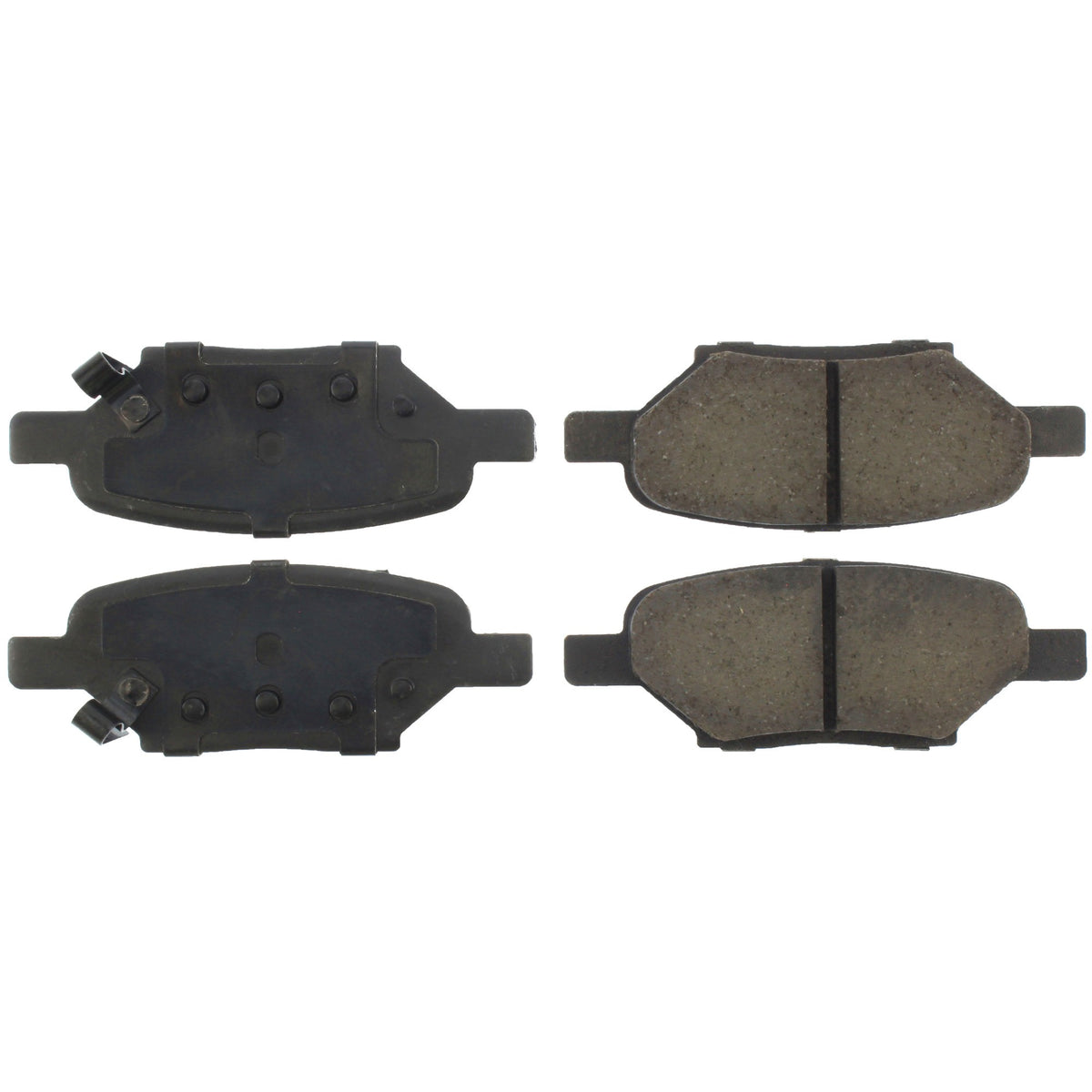Centric Parts Disc Brake Pad Set Posi Quiet Ceramic with Shims for 2005‑2012 Chevrolet Cobalt Pontiac G4 105.10330