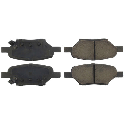 Centric Parts Disc Brake Pad Set Posi Quiet Ceramic with Shims for 2005‑2012 Chevrolet Cobalt Pontiac G4 105.10330
