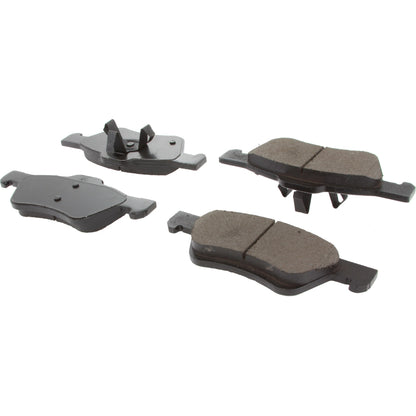 Centric Parts Disc Brake Pad Set Posi Quiet Ceramic with Shimmed for 2008-2012 Ford Escape, 2008-2011 Mercury Mariner, 2008-2009 Mazda Tribute 105.10471