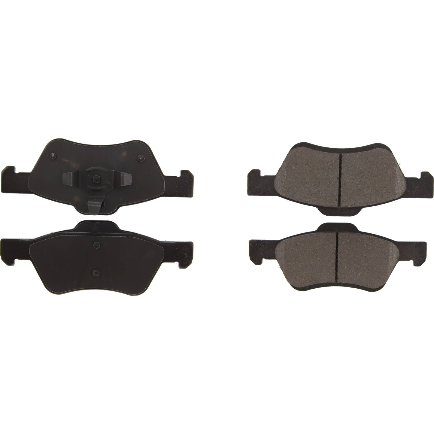 Centric Parts Disc Brake Pad Set Posi Quiet Ceramic with Shimmed for 2008-2012 Ford Escape, 2008-2011 Mercury Mariner, 2008-2009 Mazda Tribute 105.10471