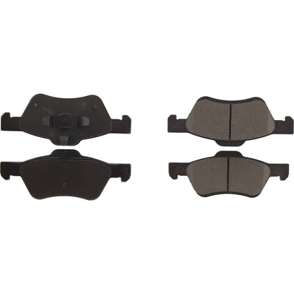 Centric Parts Disc Brake Pad Set Posi Quiet Ceramic with Shimmed for 2008-2012 Ford Escape, 2008-2011 Mercury Mariner, 2008-2009 Mazda Tribute 105.10471