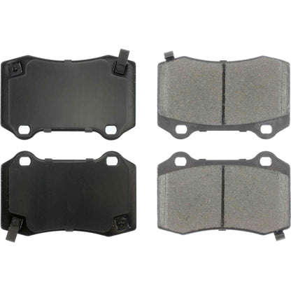 Centric Parts Disc Brake Pad Set Posi Quiet Ceramic with Shims for 2004-2019 Cadillac CTS Chevrolet Camaro Chrysler 300 Dodge Challenger Charger 105.10530