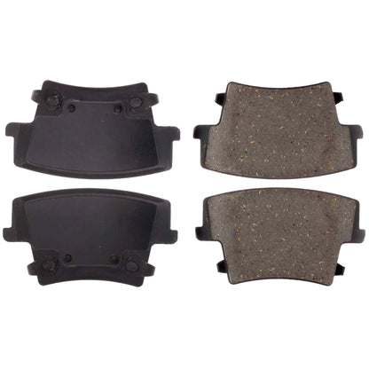 Centric Parts Disc Brake Pad Set Posi Quiet Ceramic with Shims and Hardware for 2005-2021 Chrysler 300, Dodge Challenger 2009-2021 Charger 2006-2020 Magnum 2005-2008 105.10572