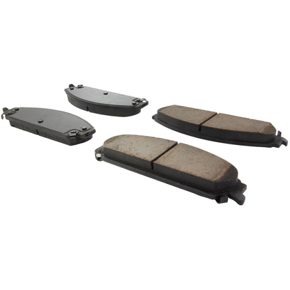 Centric Parts Disc Brake Pad Set Posi Quiet Ceramic with Shims for 2005-2021 Chrysler, Dodge, Ford F-250 105.10580
