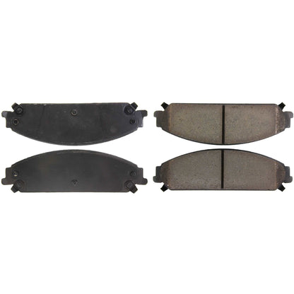 Centric Parts Disc Brake Pad Set Posi Quiet Ceramic with Shims for 2005-2021 Chrysler, Dodge, Ford F-250 105.10580
