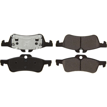 Centric Parts Disc Brake Pad Set Posi Quiet Ceramic with Shims for 2002-2008 Mini Cooper 105.10600