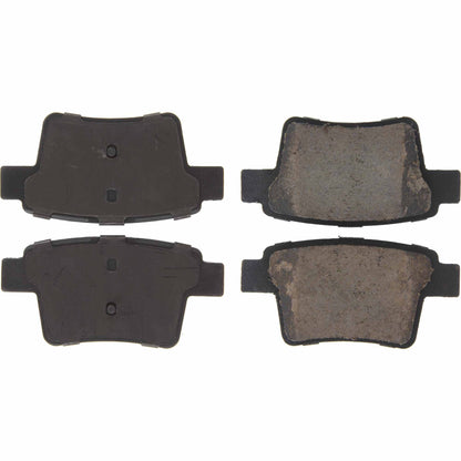 Centric Parts Disc Brake Pad Set Posi Quiet Ceramic with Shims for 2005-2009 Ford Five Hundred Freestyle Mondeo Taurus X Jaguar X-Type Mercury Montego Sable 105.10710