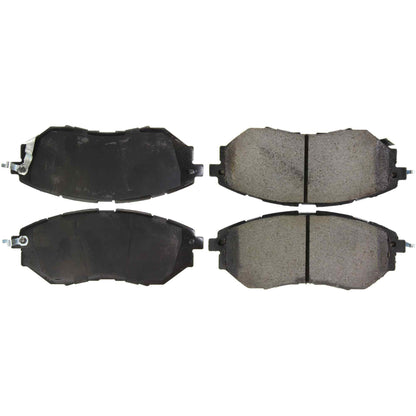 Centric Parts Disc Brake Pad Set Posi Quiet Ceramic with Shims for 2006-2021 Subaru Forester, Legacy, Outback, Tribeca, WRX 105.10780