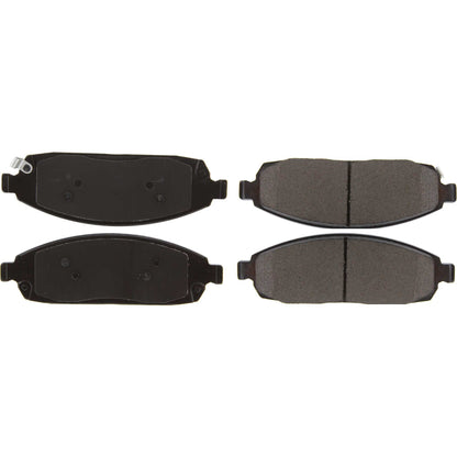 Centric Parts Disc Brake Pad Set Posi Quiet Ceramic with Shims for 2006-2010 Jeep Commander Grand Cherokee 105.10800