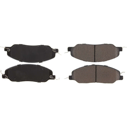 Centric Parts Disc Brake Pad Set Posi Quiet Ceramic with Shims for 2005-2010 Ford Mustang 105.10810