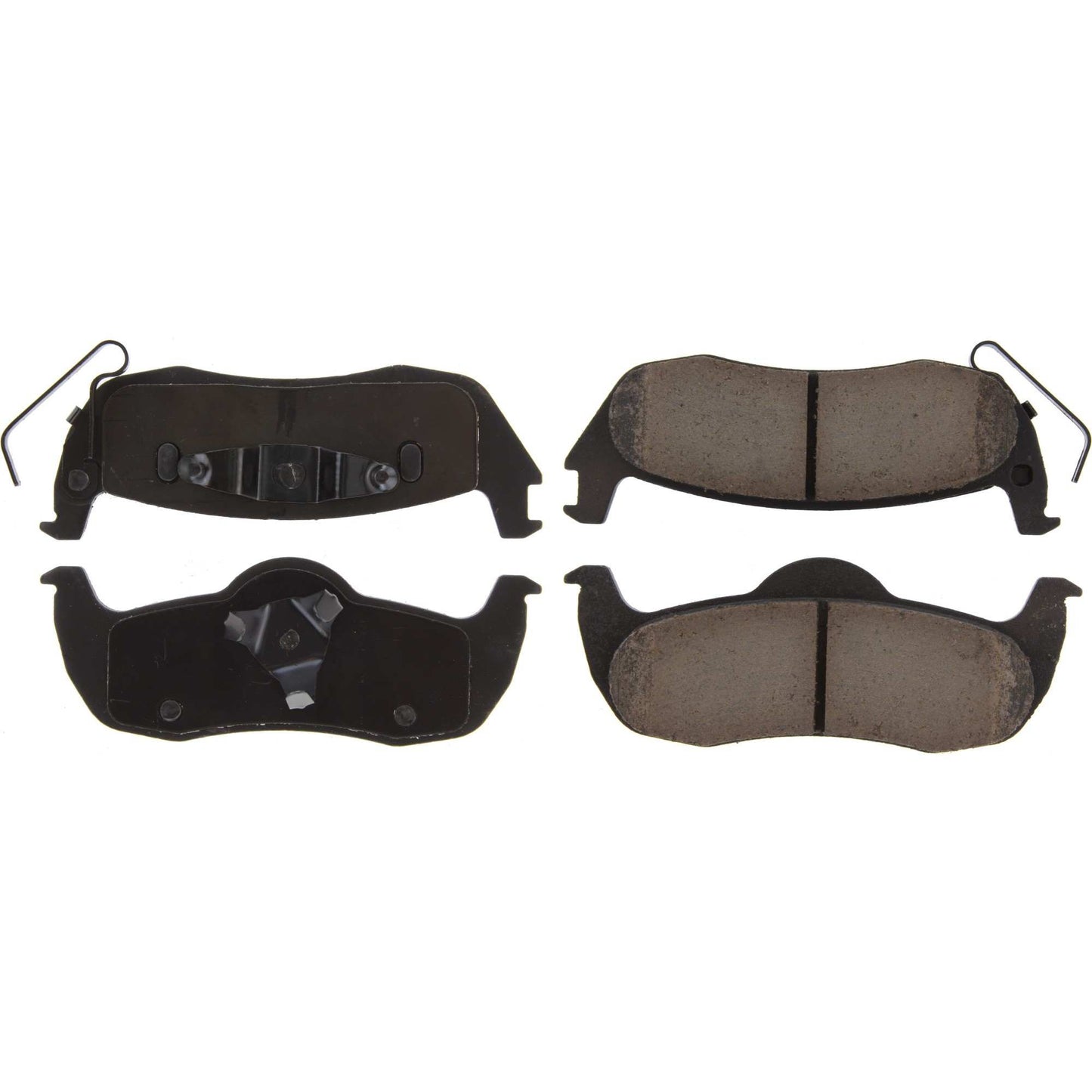 Centric Parts Disc Brake Pad Set Posi Quiet Ceramic with Shims and Hardware for 2006-2010 Jeep Commander Grand Cherokee 105.10870