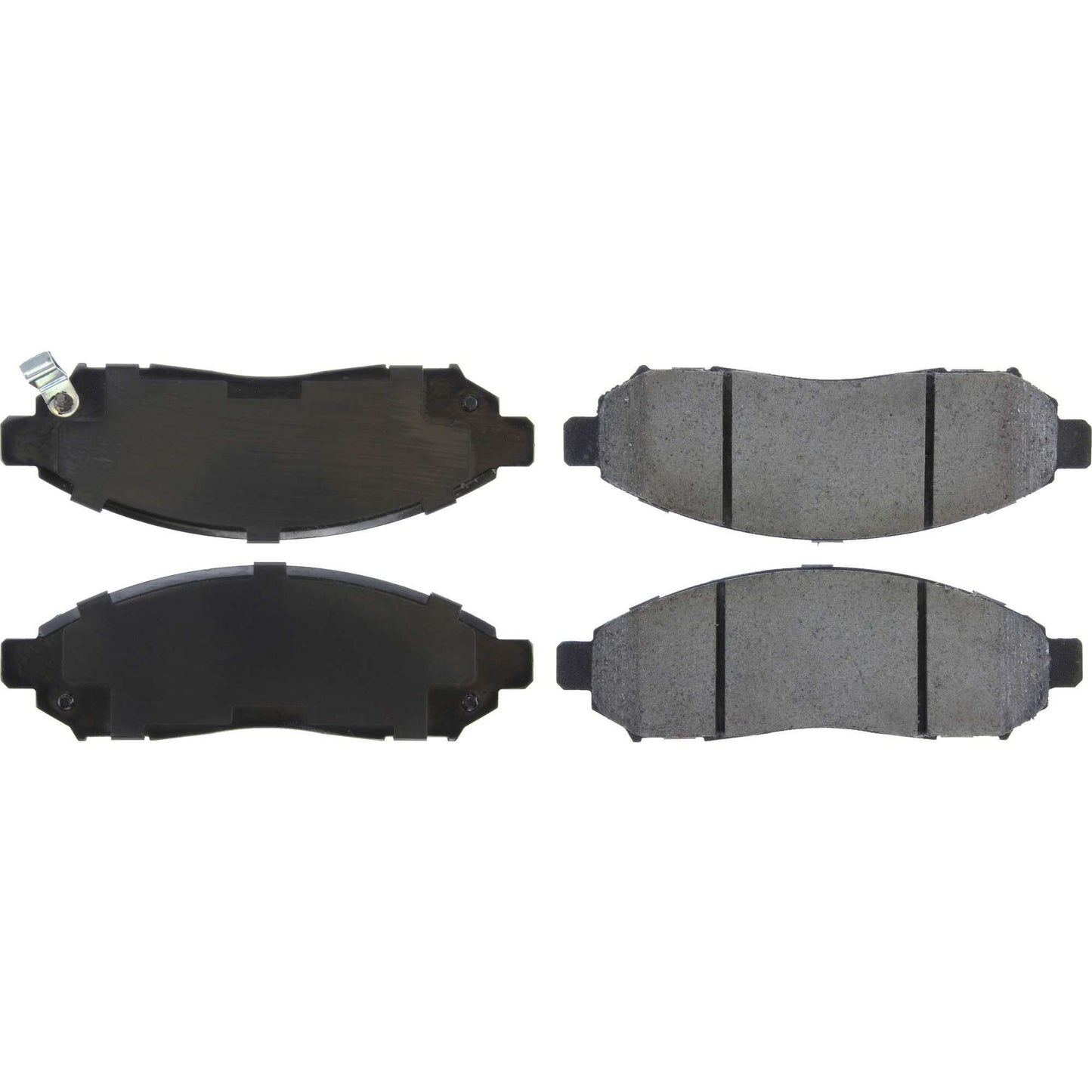 Centric Parts Disc Brake Pad Set Posi Quiet Ceramic with Shims for 2015-2018 Chevrolet City Express, 2005-2023 Nissan Frontier