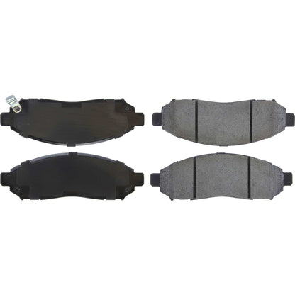 Centric Parts Disc Brake Pad Set Posi Quiet Ceramic with Shims for 2015-2018 Chevrolet City Express, 2005-2023 Nissan Frontier