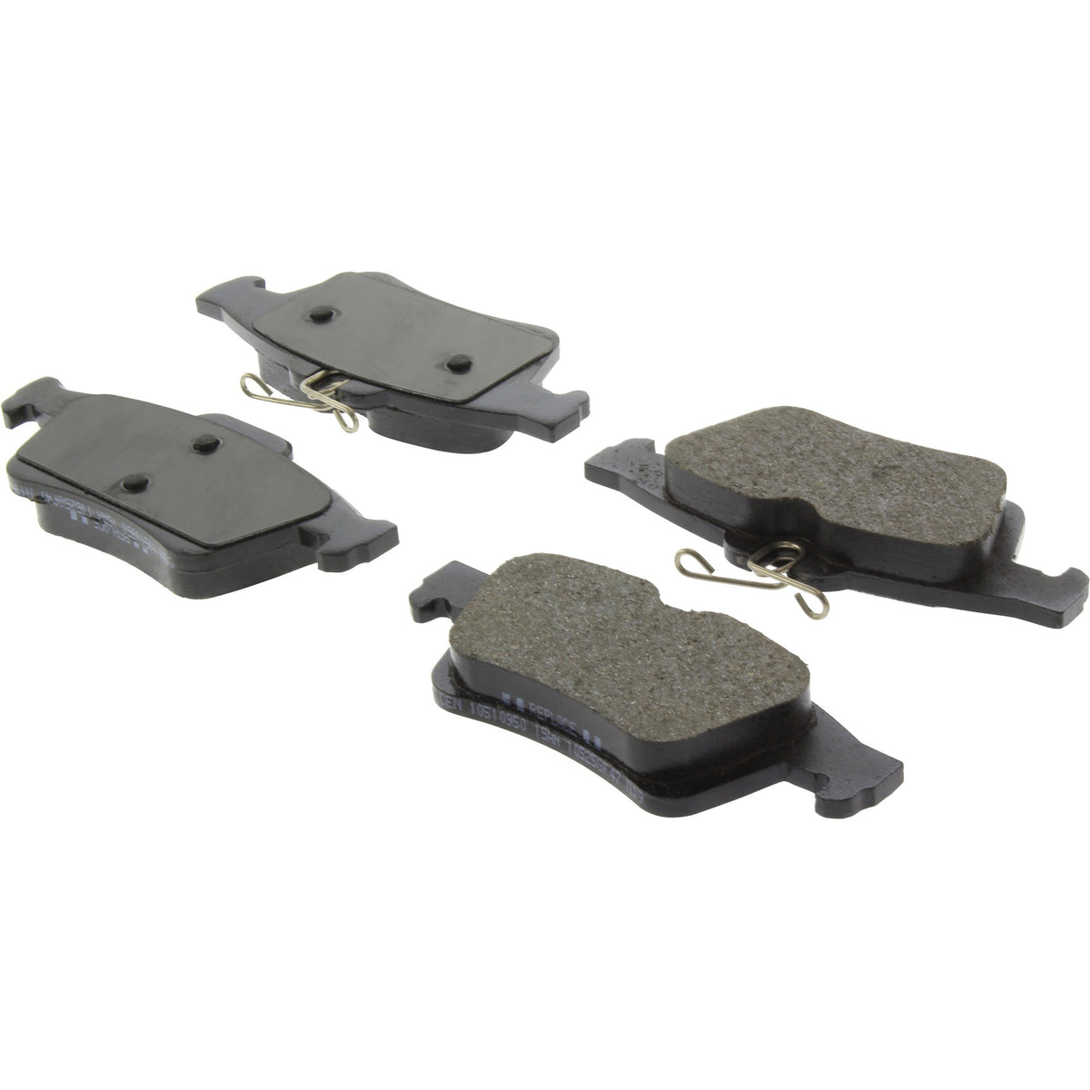 Centric Parts Disc Brake Pad Set Posi Quiet Ceramic with Shims for 2007-2018 Vehicles 105.10950